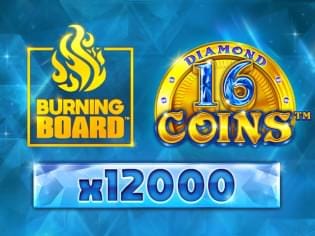 16 Coins™ Diamond Burning Board™ game cover